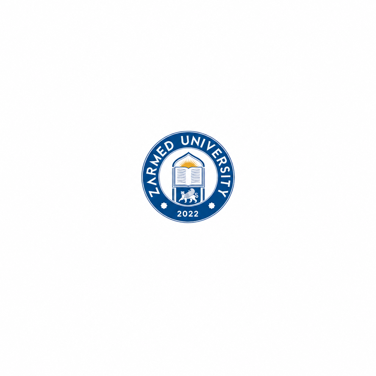 Zarmed University logo